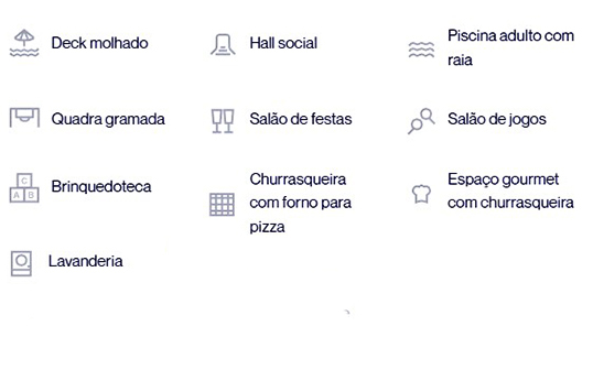 estrutura de lazer AA